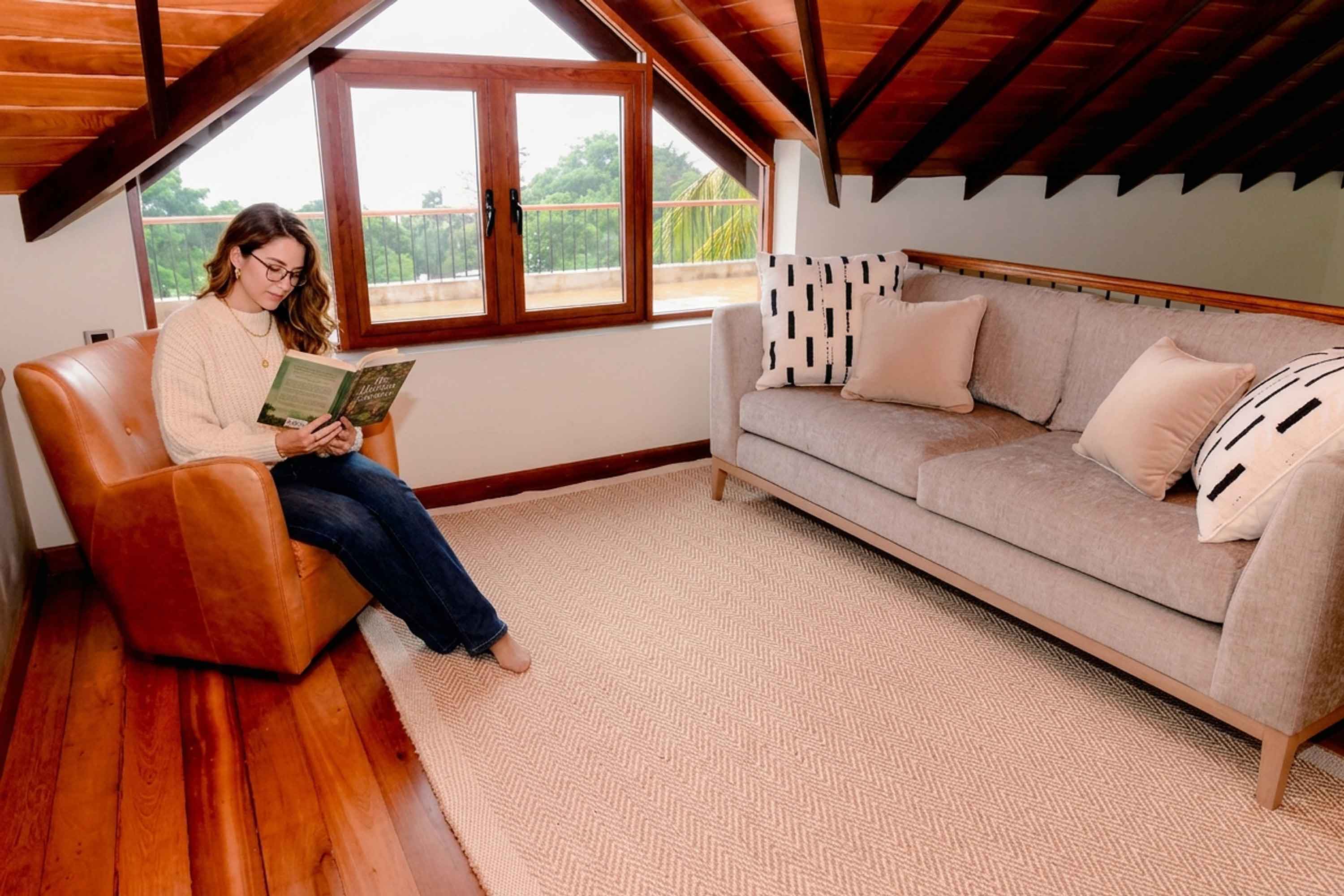 Living space at Highland Grange villa, Kandy
